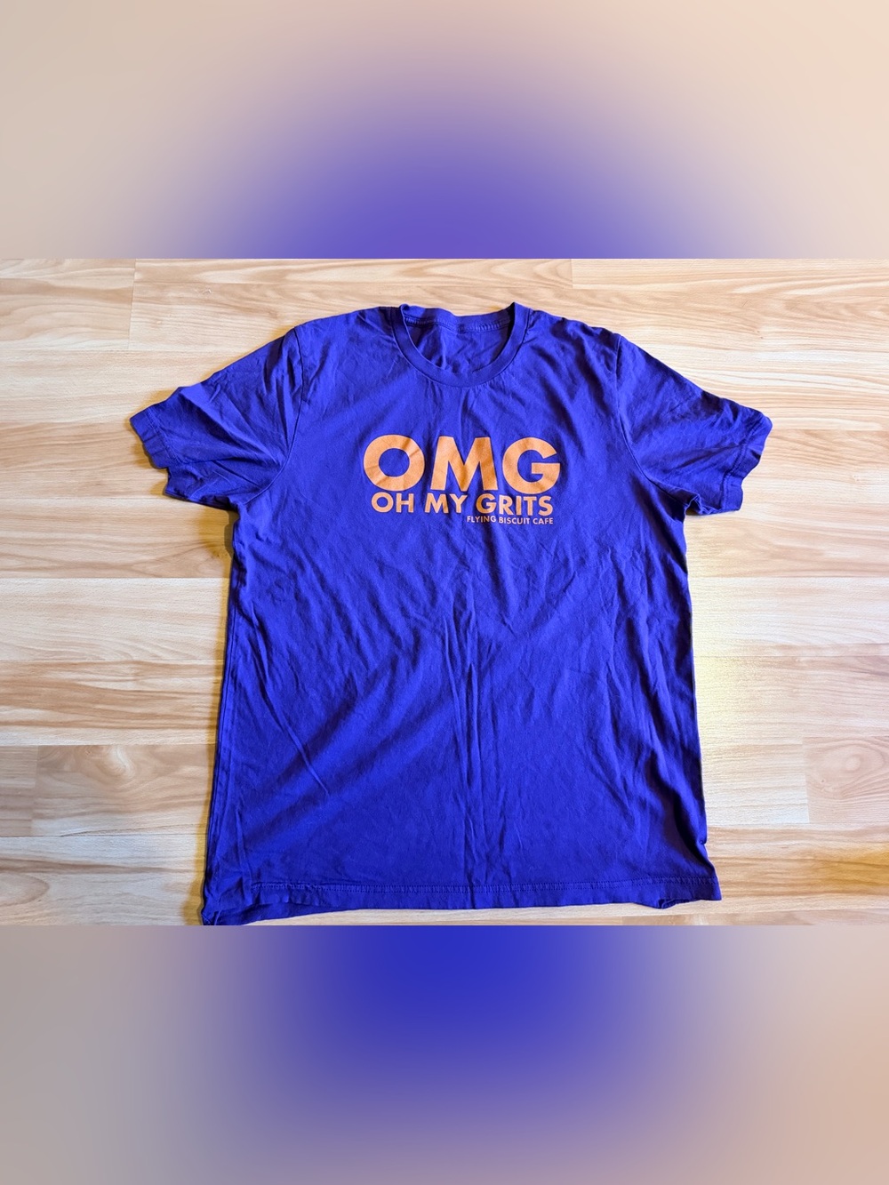 OMG Oh my Grits Flying Biscuit Tshirt XL